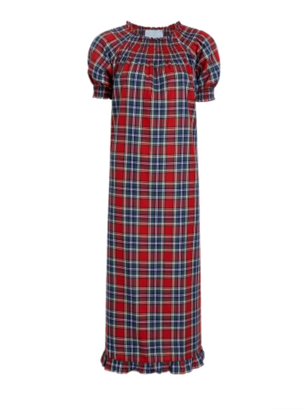 Hill House Home Caroline Nap Dress in Red Tartan Sz‎ M